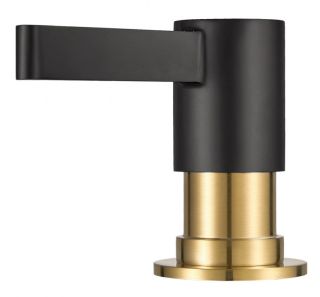 Дозатор для кухонной мойки Milacio MCU.933.BGD золото/чёрный